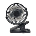 USB Mini Clip Fan - Silent Rechargeable For Dorms